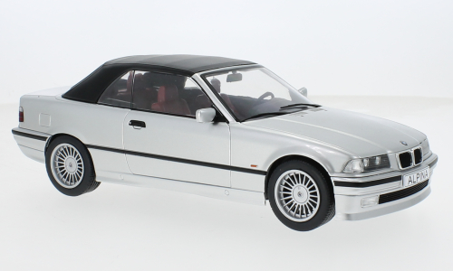 BMW-Alpina B3 3.2 Cabriolet 1996 Zilver - 1:18